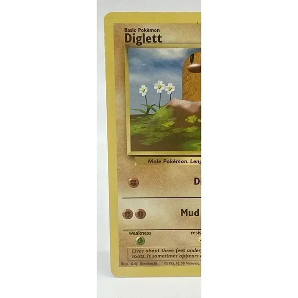 Diglett Pokemon‎ Base Set 47/102 Energy Non-Holo Vintage 1999 WOTC - Picture 2 of 6